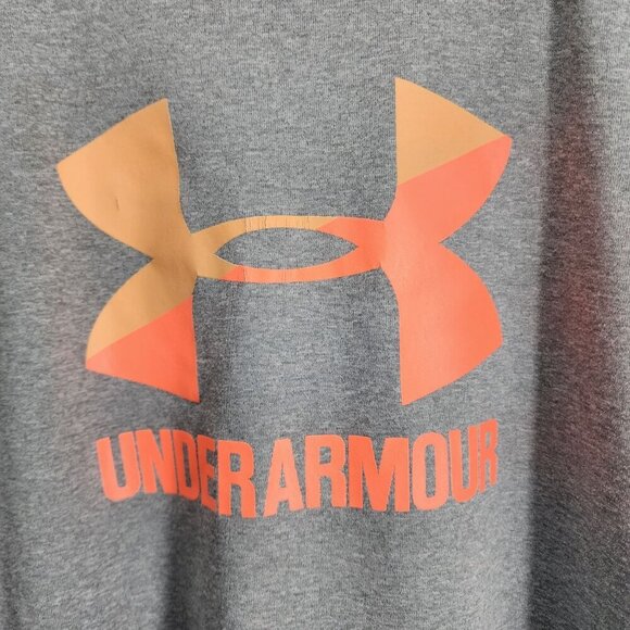 Under Armour Gray Loose Tshirt Girls Size‎ YLG Gray Short Sleeve - Picture 2 of 6